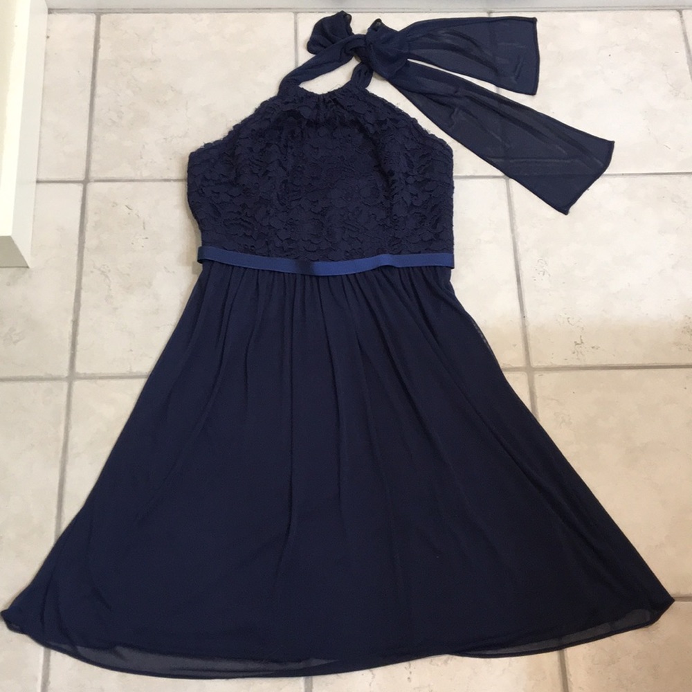 Blue Halter dress